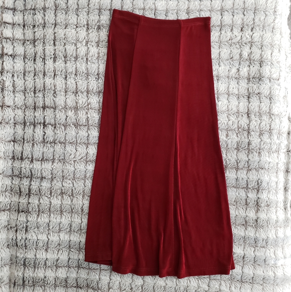 Long Red Skirt